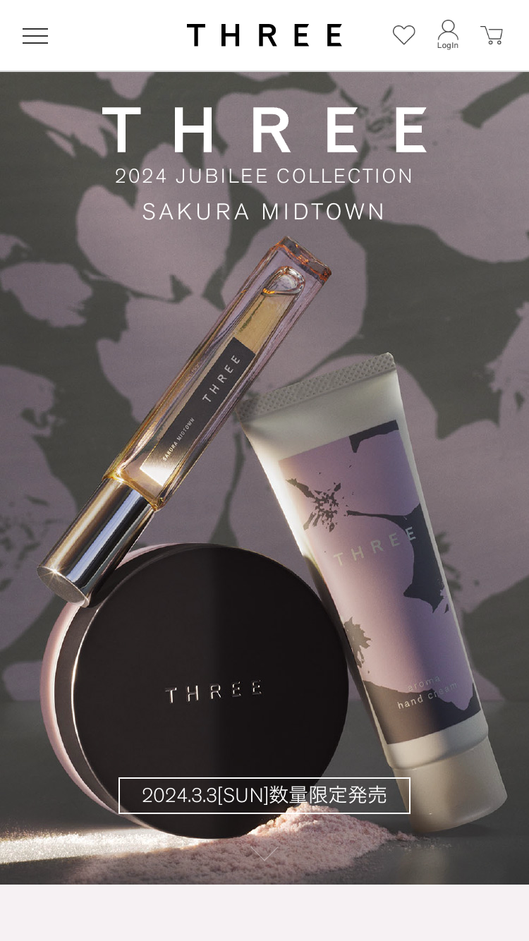 THREE 2024 JUBILEE COLLECTION SAKURA MIDTOWN 