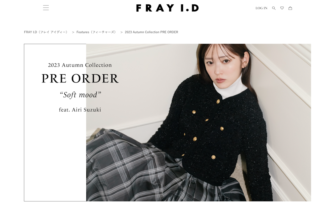 2023 Autumn Collection PRE ORDER