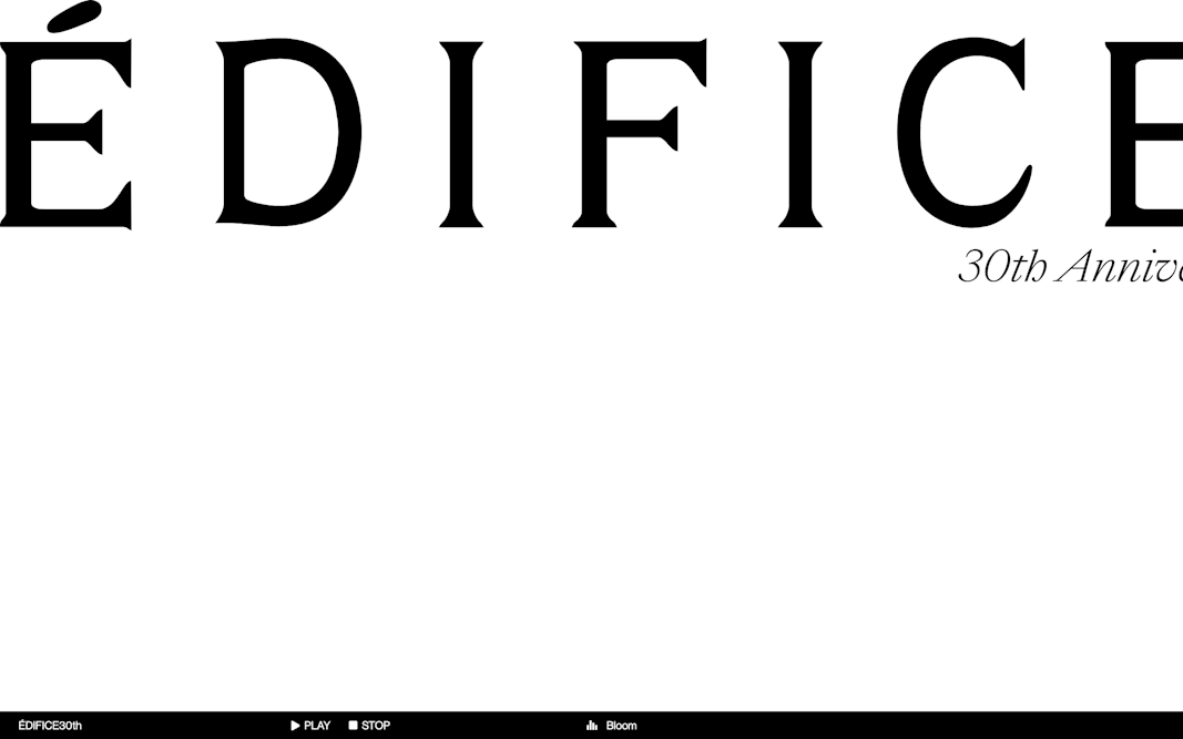 EDIFICE 30th Anniversary