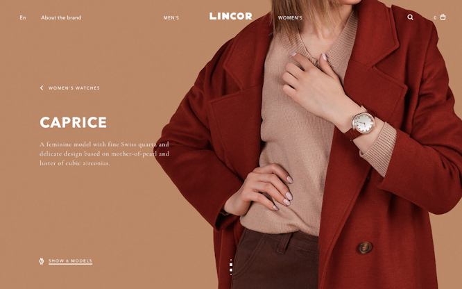 Women's watches - Caprice collection | Lincor