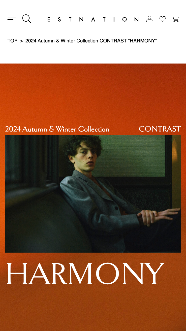 2024 Autumn & Winter Collection CONTRAST “HARMONY”