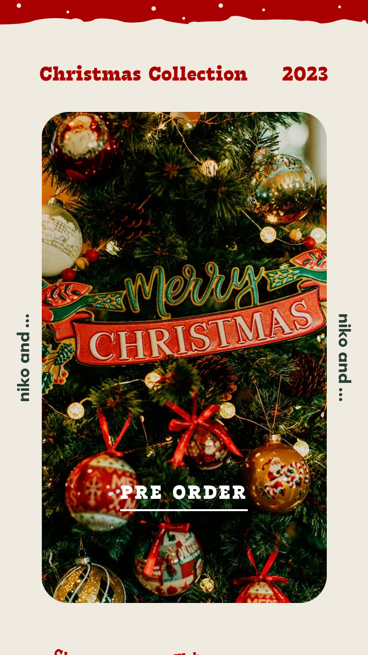 niko and ... Christmas Collection 2023 PRE ORDER