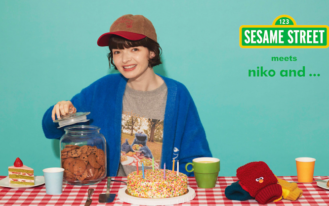 niko and … ×セサミストリートコラボ特集ページ