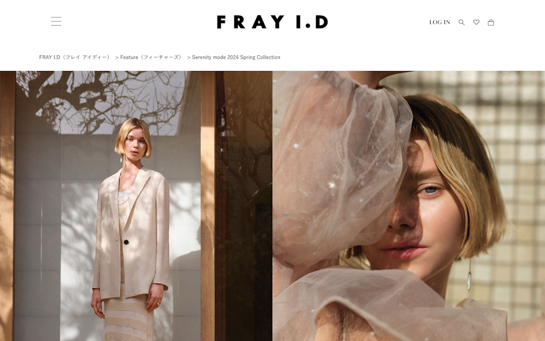 Serenity mode 2024 Spring Collection