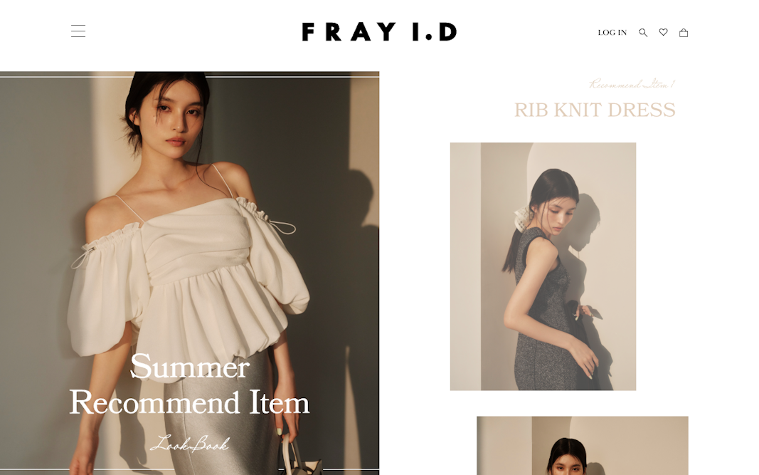 Summer Recommend Item Look Book | FRAY I.D（フレイ アイディー）公式サイト