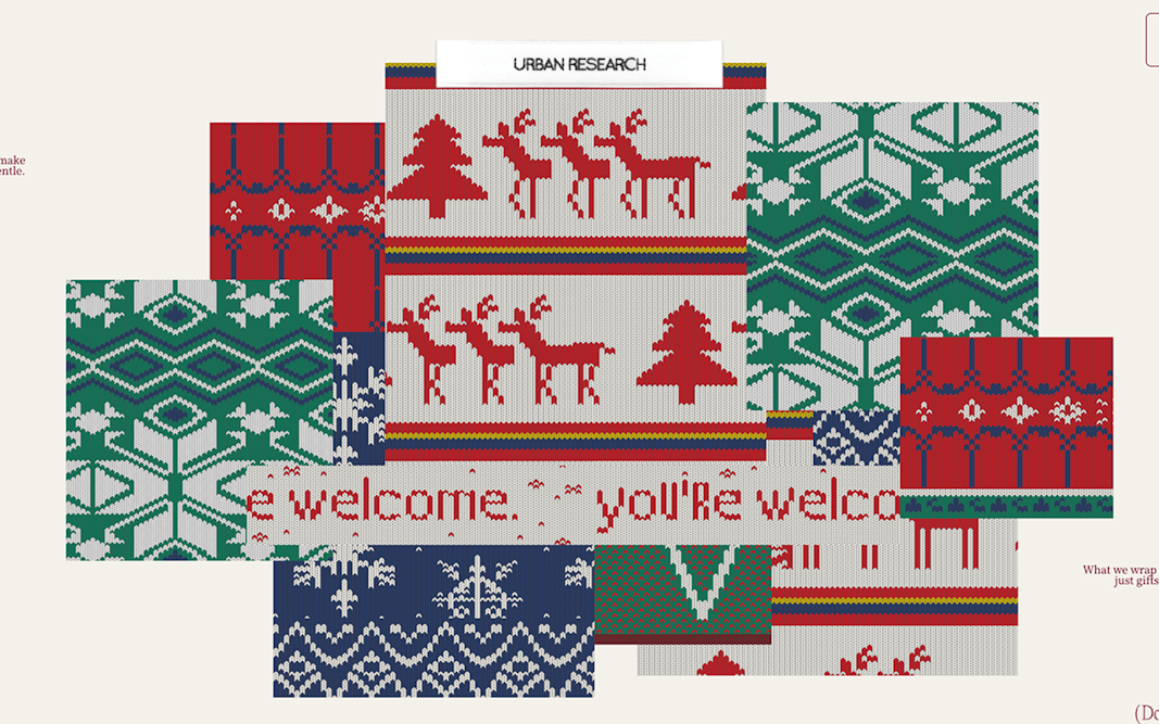 yoU’Re welcome. ありがとうって、あたたかい。｜URBAN RESEARCH Holiday 2025 キャンペーンページ
