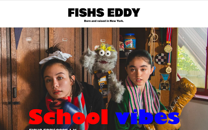 FISHS EDDY School vibes | niko and … 