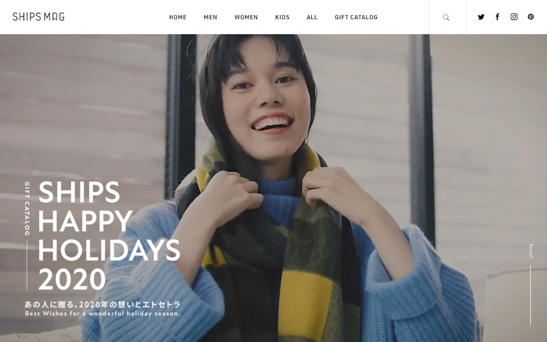 SHIPS プレゼント・ギフト特集 | GIFT CATALOG HAPPY HOLIDAYS 2020