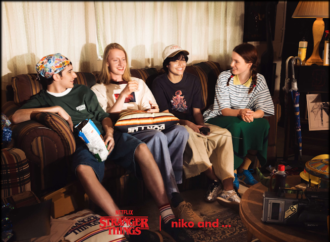 niko and... × ストレンジャー・シングス 25SS コラボ特設ページ