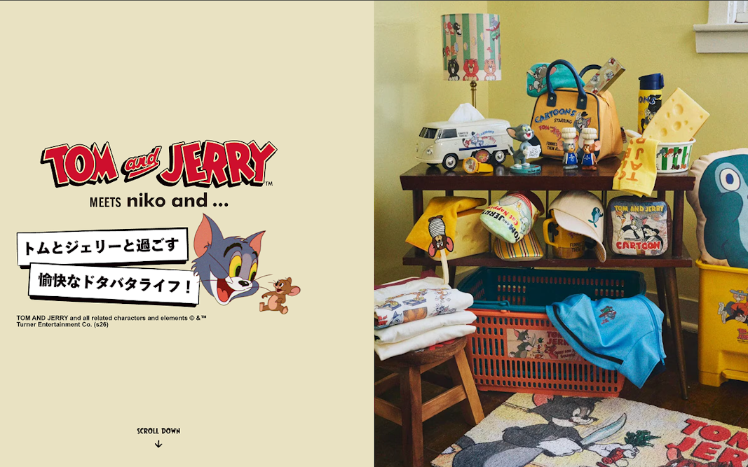 niko and ...トムとジェリーコラボ