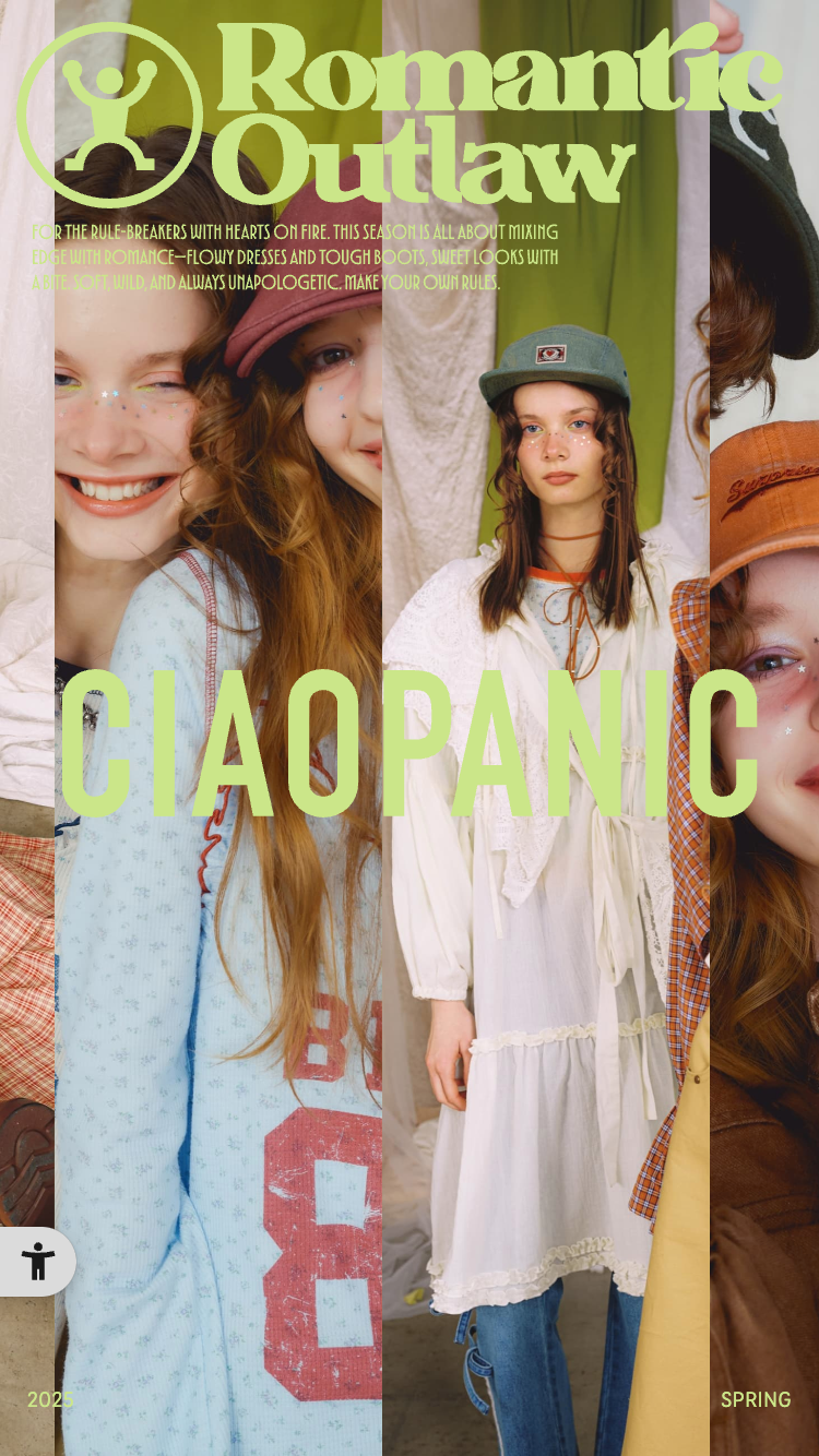 CIAOPANIC 25SS Romantic Outlaw