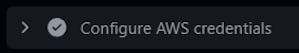 aws-actions/configure-aws-credentials@4.1.0 が通った様子