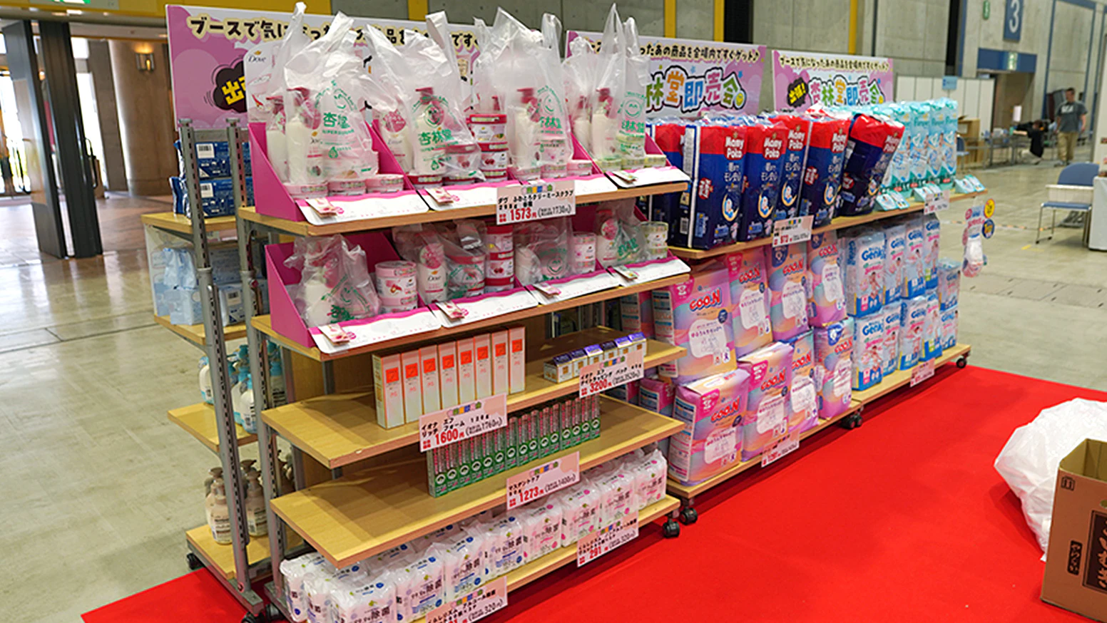 今年は気になった商品が会場ですぐ買える即売会ブースも登場!