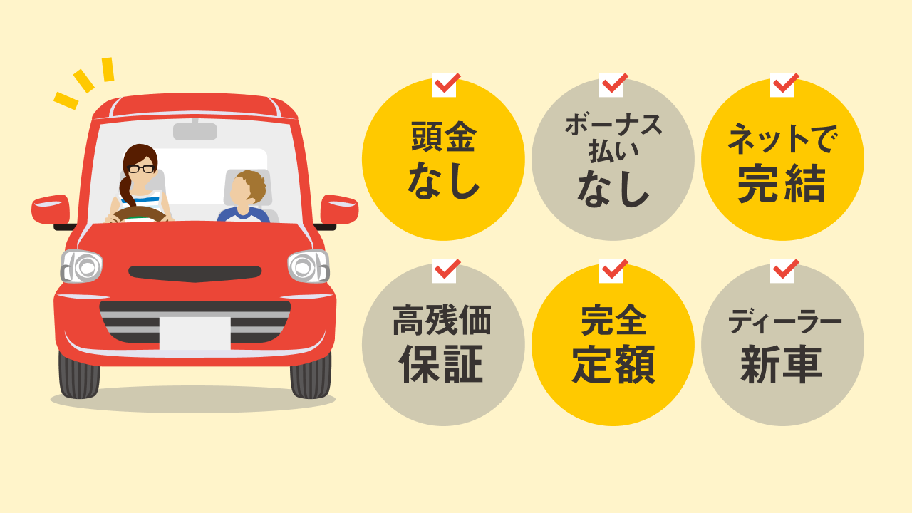おトクに新車が持てる!