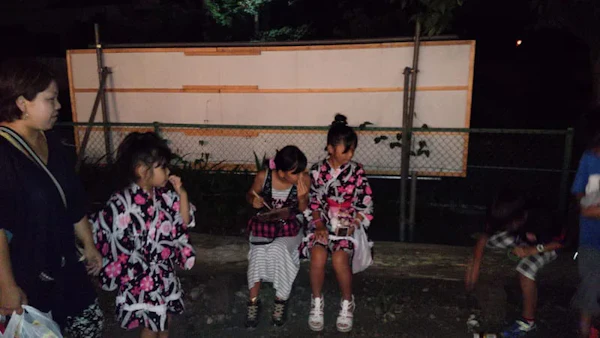 地元の盆踊り大会