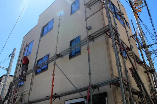 3階建て完成