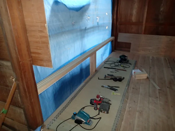 造作材加工中