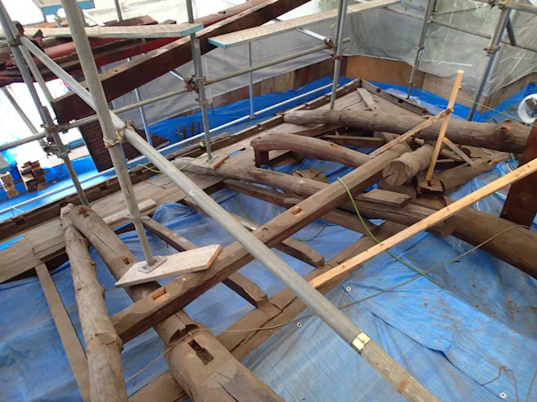 小屋組み解体