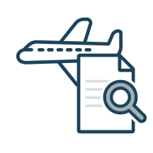 飛行機と検索（税関・関税分類検索）