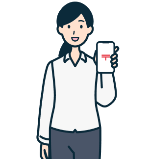 スマホを持ったお客さま（女性）3