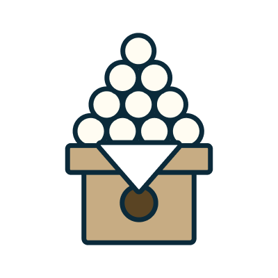 お月見団子のイラスト