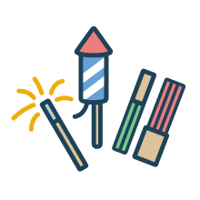 花火・クラッカー