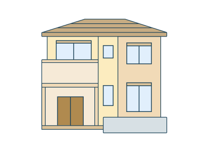 二階建て一軒家