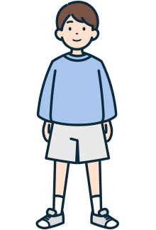 子供のお客さま（男性）の全身2