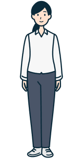 お客さま（女性）の全身