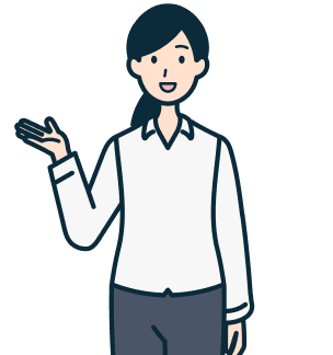 手を上げたお客さま（女性）