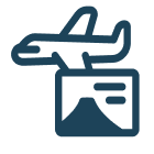 飛行機とグリーティングカード