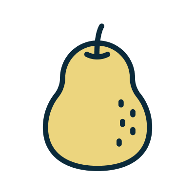 洋梨のイラスト