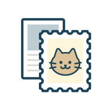 はがき・切手を作る