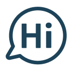 挨拶の吹き出し