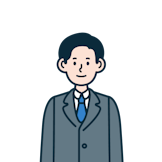 ビジネスパーソン（男性）のイラスト