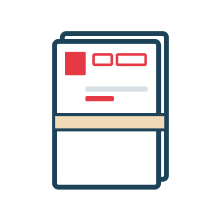 年賀タウンメール（複数）