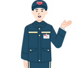 案内する集配社員（男性）2