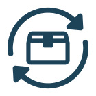 荷物と円の矢印