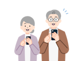 便利に使う・高齢のお客さま夫婦