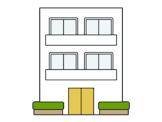 マンションのイラスト