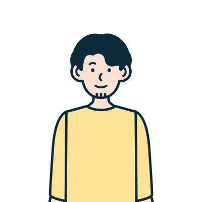 お客さま（男性）のイラスト