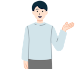 手を上げたお客さま（男性）2