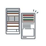 転居届のイラスト