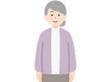 高齢のお客さま（女性）