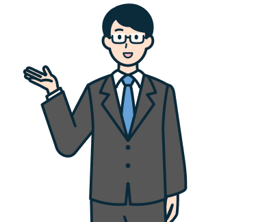 案内するその他社員（男性）