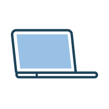 ノートパソコン（正面）