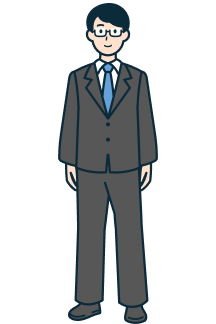 その他社員（男性）の全身