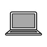 ノートパソコンのイラスト