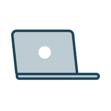 ノートパソコン（背面）