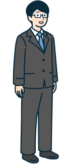 その他社員（男性）の全身斜め